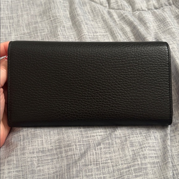Gucci Black Wallet with Gold Detailing- NWOT - Picture 2 of 11
